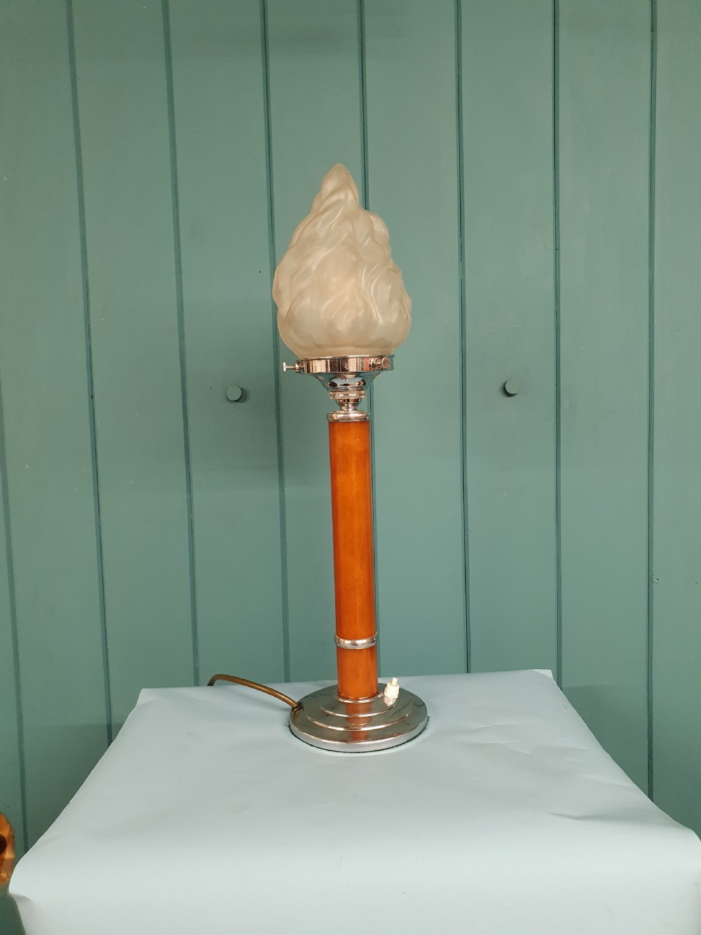 Art Deco Empire Torch lamp