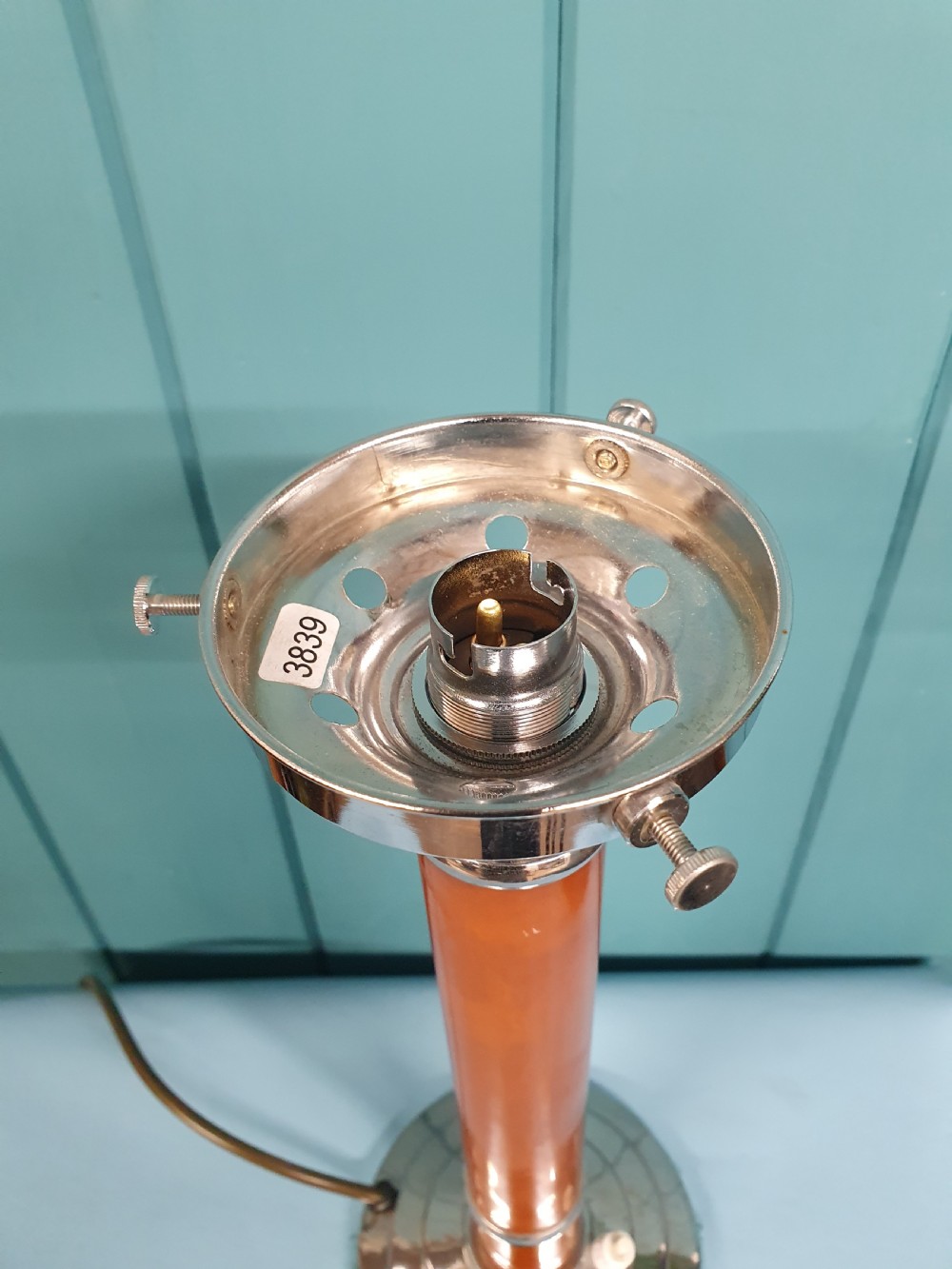 Art Deco Empire Torch lamp View V