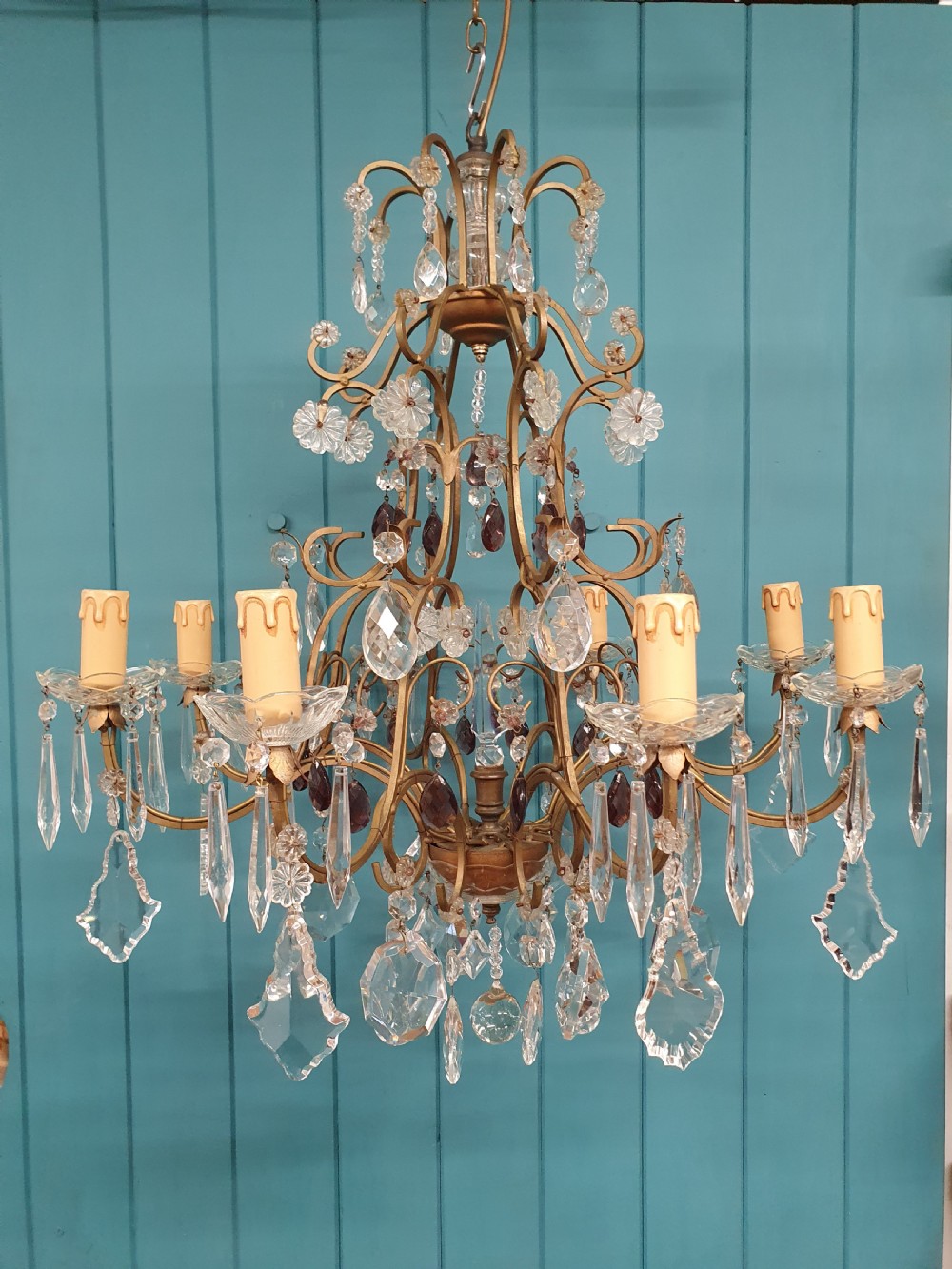Early 20th Century French 8-Arm Chandelier 25