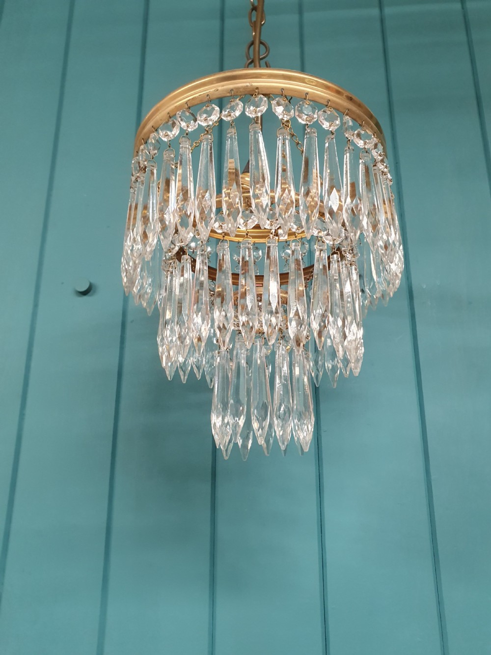 20th century spike chandelier 8