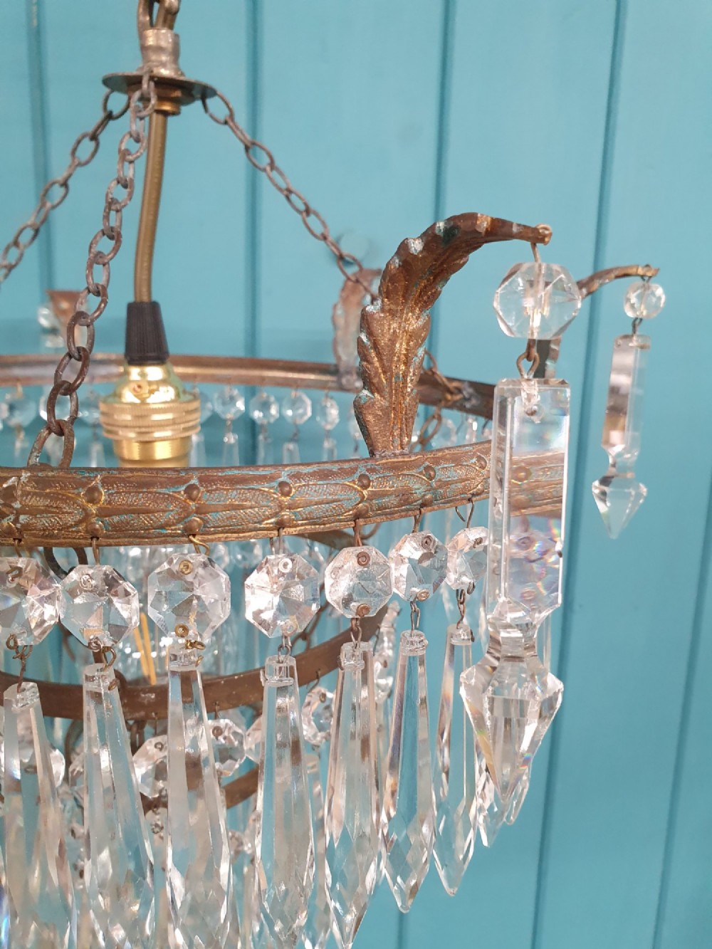 Antiques spike chandelier 13