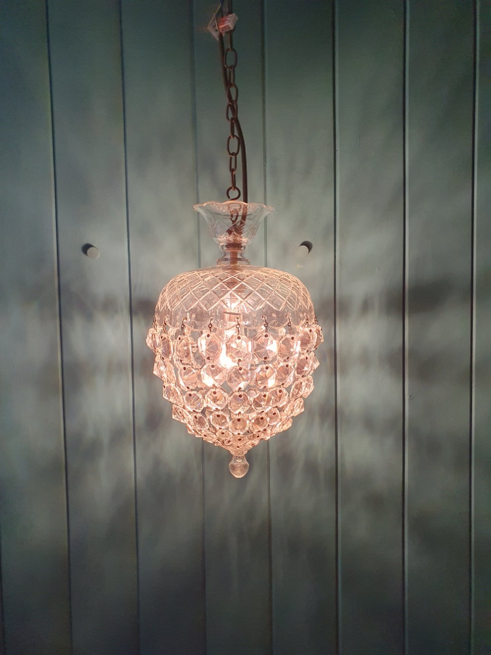 Early 20th century dome top chandelier 9