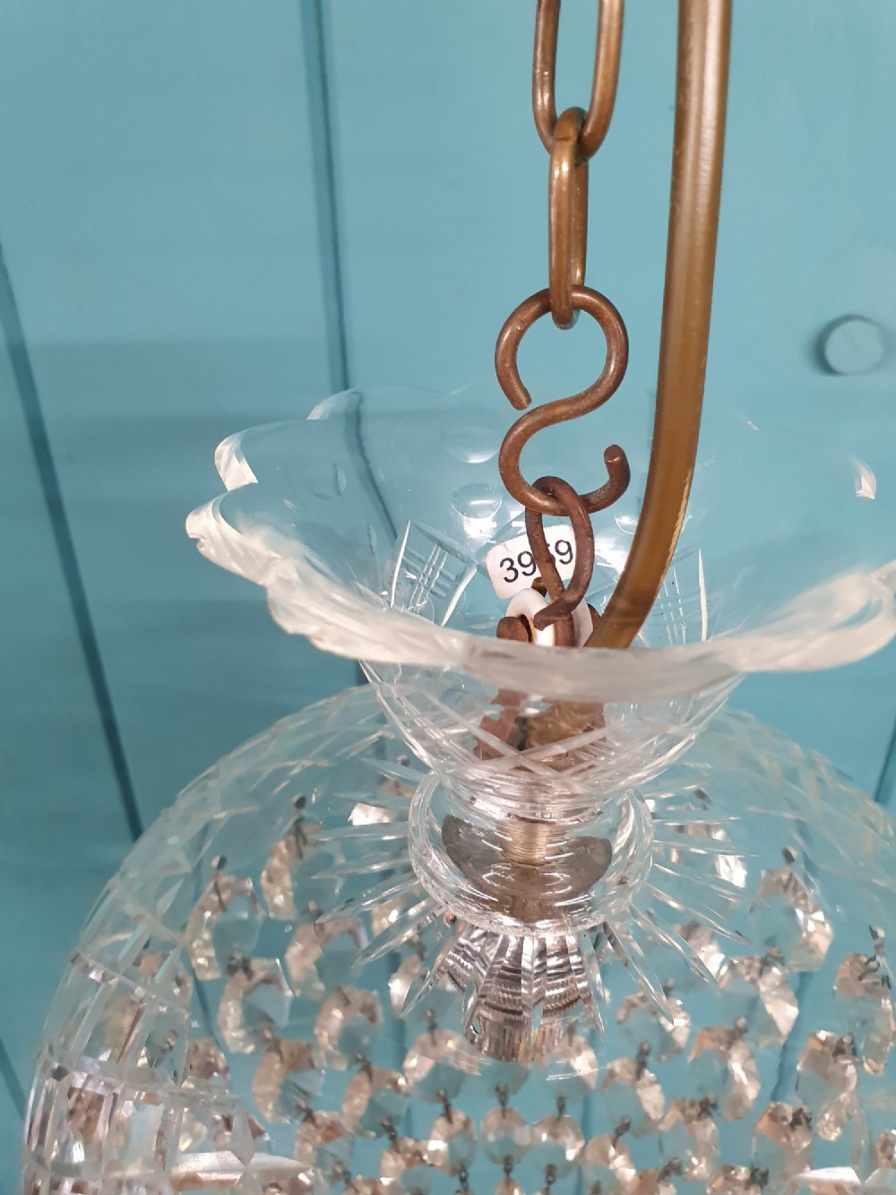 Early 20th century dome top chandelier 9
