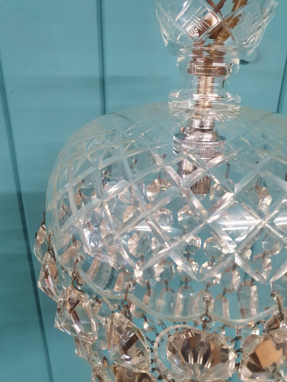 Early 20th century dome top chandelier 9