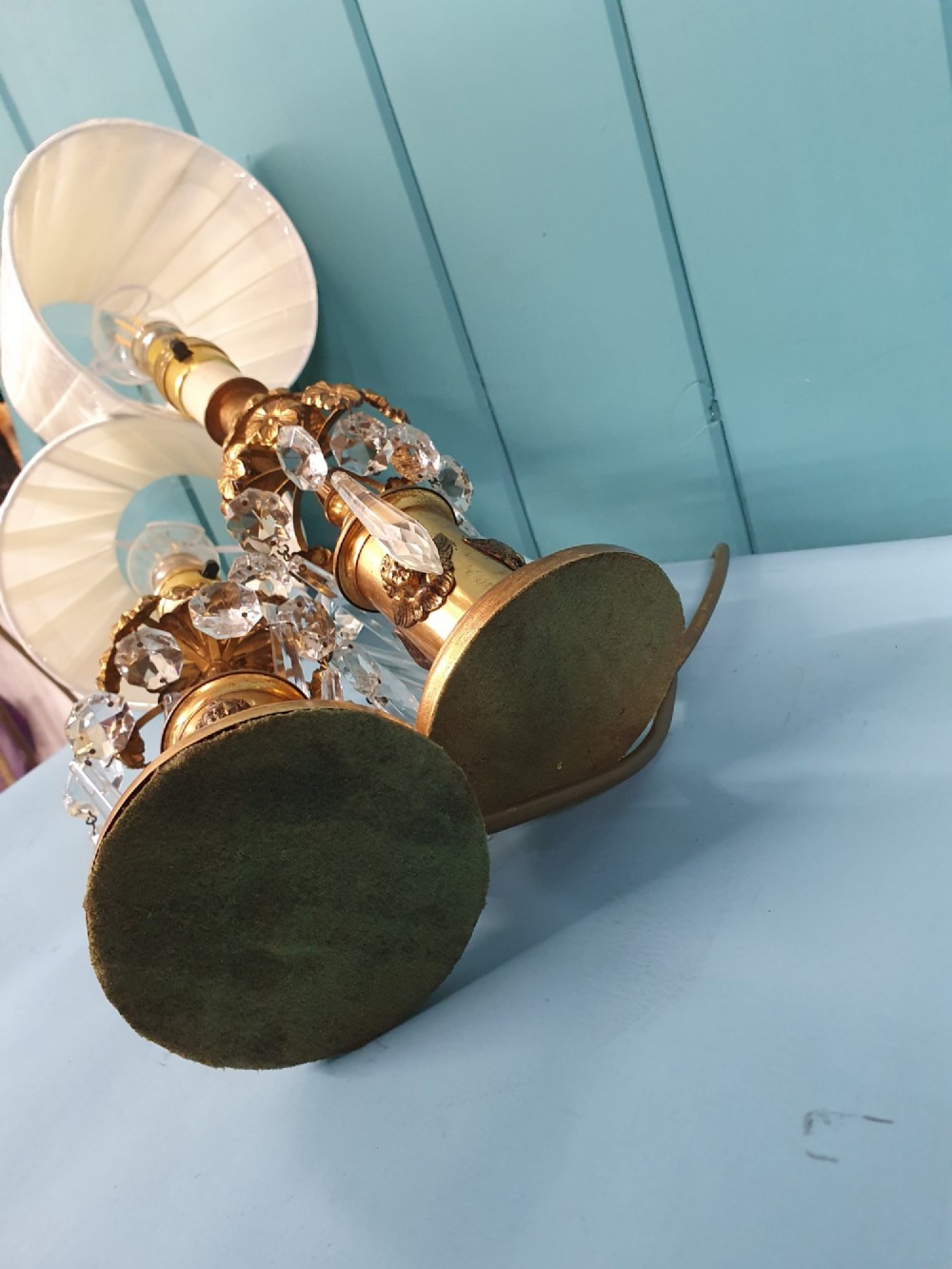Pair of early 20th century table lamps View II