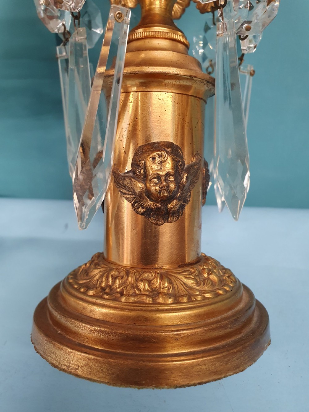 Pair of early 20th century table lamps View V