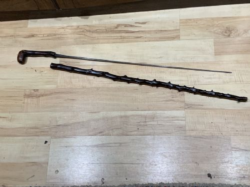 Irish Blackthorn Walking Stick Sword Stick