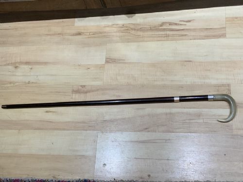 Stunning Quality Gentleman’s Walking Stick Sword Stick with Silver Mounts