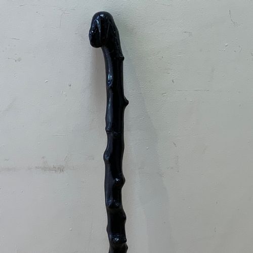 fig 1. Irish Blackthorn walking stick sword stick with double edged blade