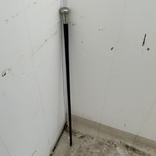 Gentleman’s Ebony and Silver Walking Stick Sword Stick