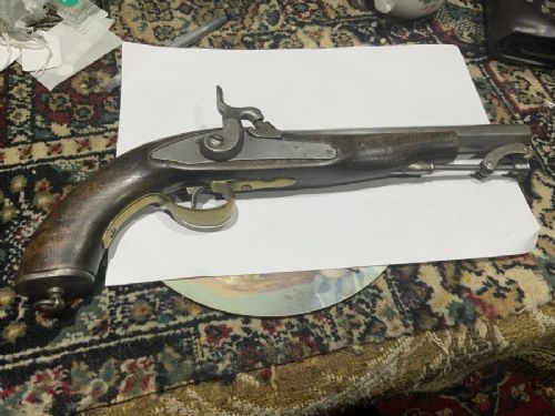 Percussion Pistol Officers Personal Purchased