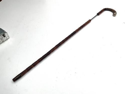 GENTLEMANS PARTRIDGE WOOD WALKING STICK SWORD STICK - ADDITIONAL PHOTO 9