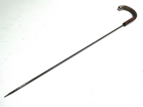 GENTLEMANS PARTRIDGE WOOD WALKING STICK SWORD STICK - ADDITIONAL PHOTO 14