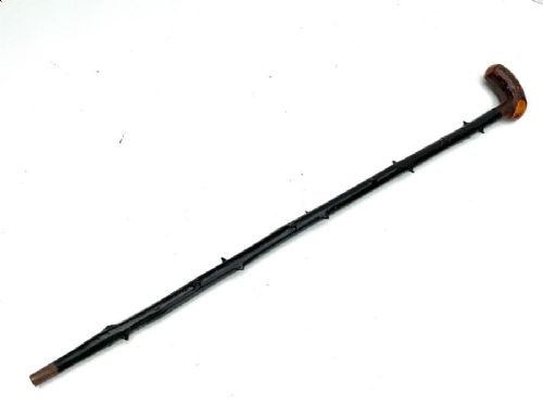 THE LISTOWEL SPECIAL IRISH BLACKTHORN WALKING STICK SWORD STICK