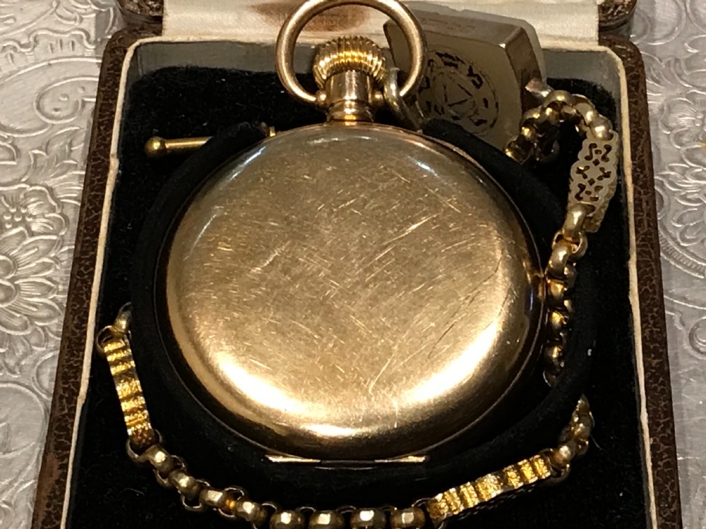 Masonic pocket watch and chain & Fob View VI