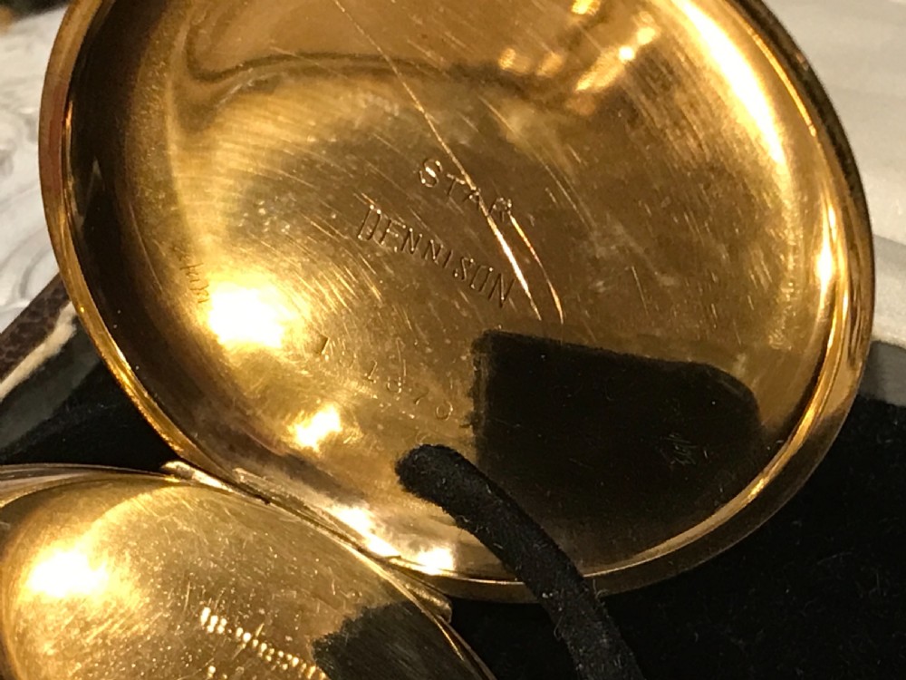 Masonic pocket watch and chain & Fob View IX