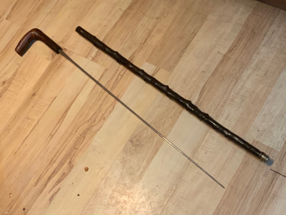Irish Blackthorn walking stick sword stick  View XIV