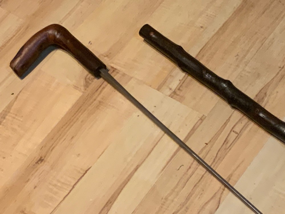 Irish Blackthorn walking stick sword stick  View XV