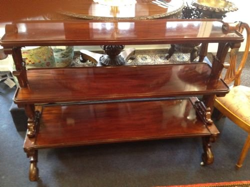 1/2 Price !!!Victorian Mahogany Dumb Waiter