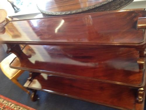 1/2 PRICE !!!Victorian Mahogany Dumb Waiter View III