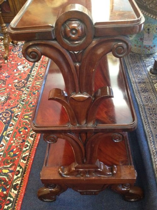 1/2 PRICE !!!Victorian Mahogany Dumb Waiter View IV