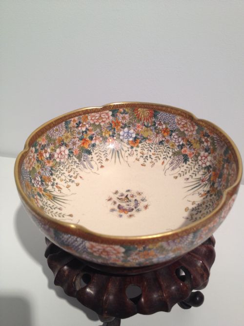 GREAT QUALITY JAPANESE SATSUMA BOWL MEIJI 1868-1912 View III