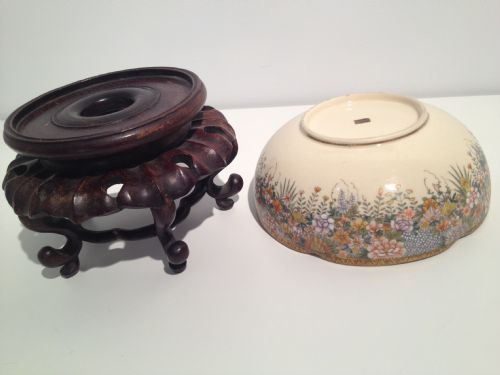 GREAT QUALITY JAPANESE SATSUMA BOWL MEIJI 1868-1912 View IX