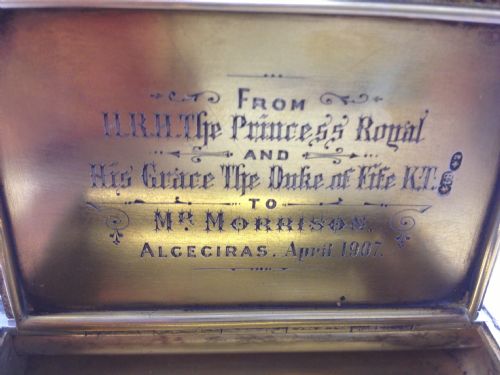 RARE 19TH C RUSSIAN SILVER BOX WITH ROYAL CONNECTION View VI