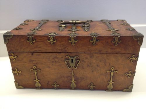 Large Fine Quality Pollard Oak Tea Caddy