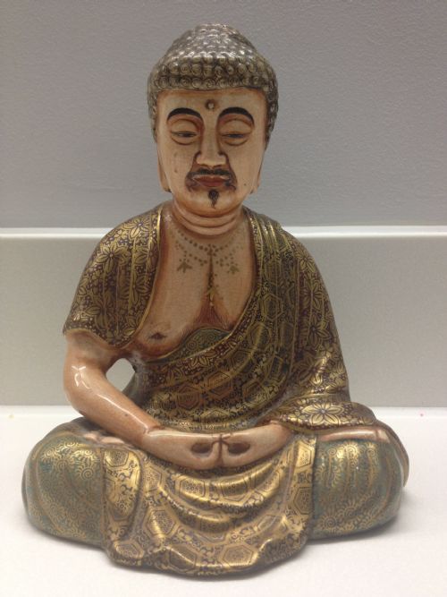 Fine Quality Japanese Satsuma Buddha Meiji Period