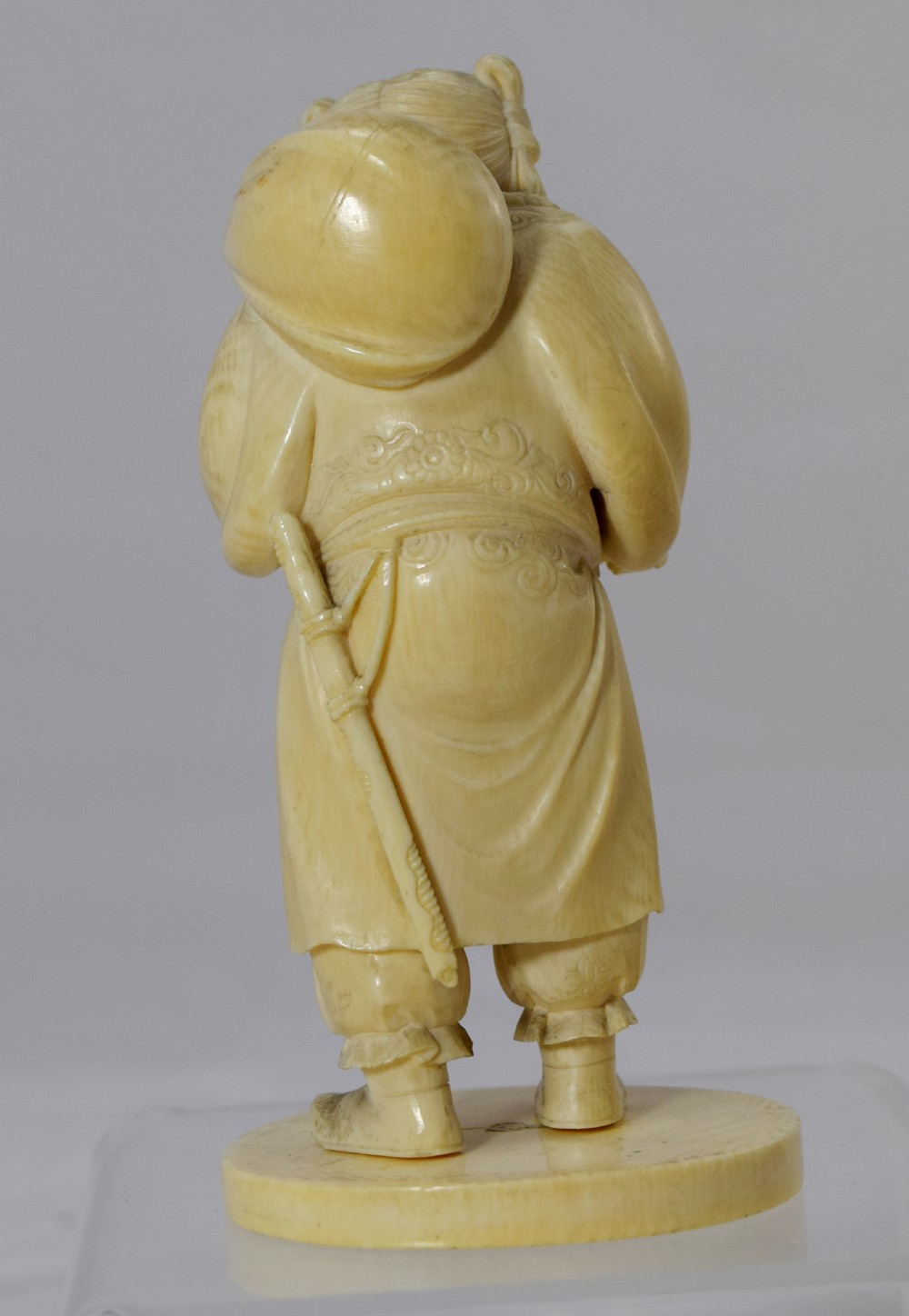 JAPANESE ONE PIECE IVORY OKIMONO SIGNED View III