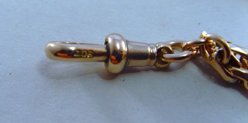ANTIQUE VICTORIAN 9CT YELLOW GOLD 285 INCHES CHAIN - ADDITIONAL PHOTO 3