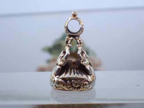 ANTIQUE GEORGIAN GOLD CASED SEAL WITH CARVED HORSE WORD SPEED - ADDITIONAL PHOTO 4