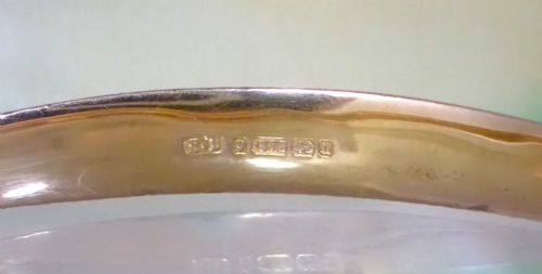 ANTIQUE VICTORIAN 9CT ROSE AND YELLOW GOLD BANGLE - ADDITIONAL PHOTO 4