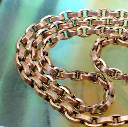 Antique Victorian 9.4 Grams 9ct Yellow Gold 15.5 Inches Chain