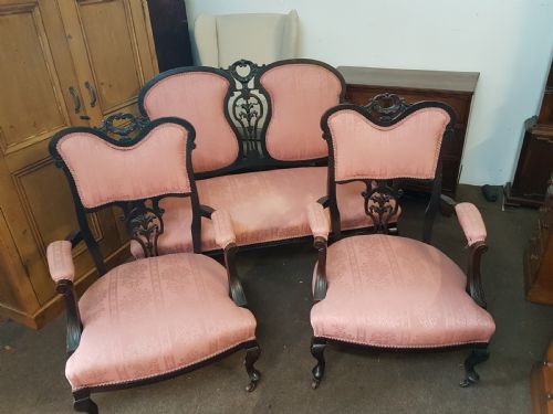 Antique Three Piece Salon Suite