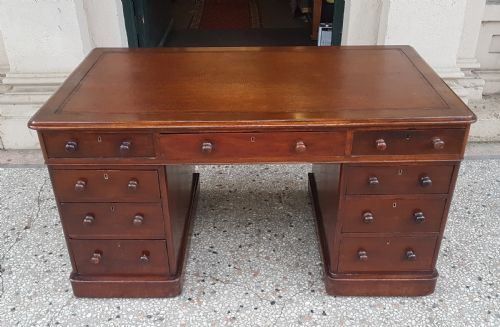 Antique Pedestal Desk