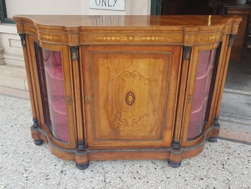 Antique Walnut Credenza