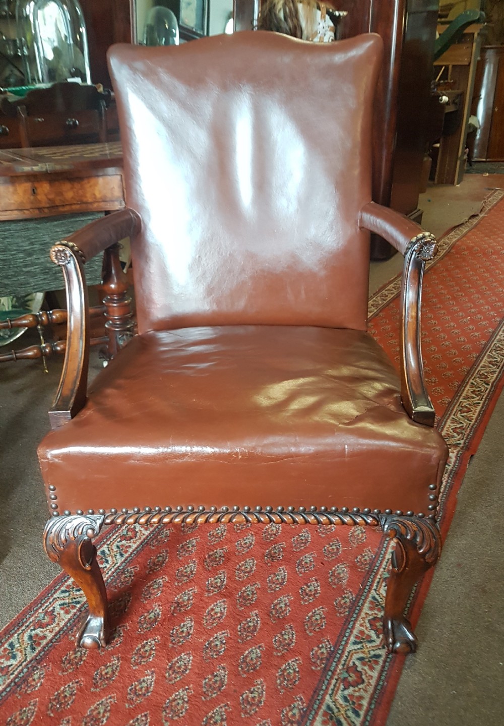 ANTIQUE EDWARDIAN ARMCHAIR