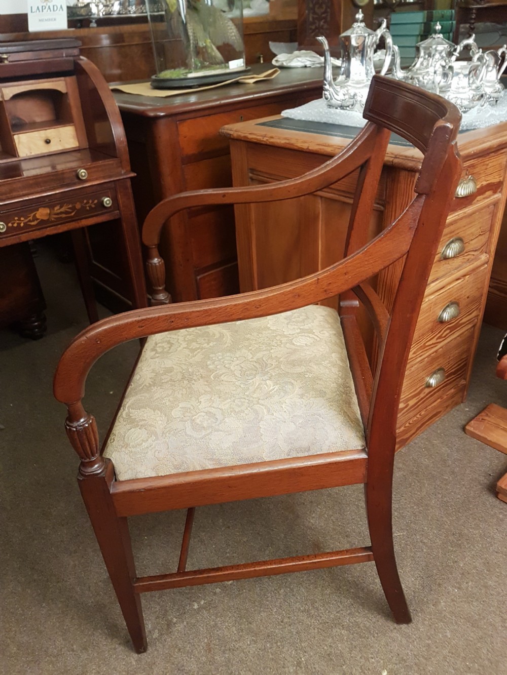 ANTIQUE ARMCHAIR View II