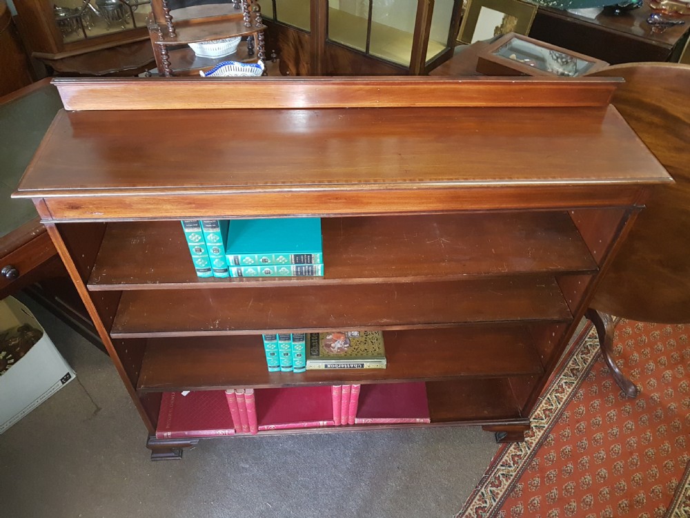 EDWARDIAN OPEN BOOKCASE  View III