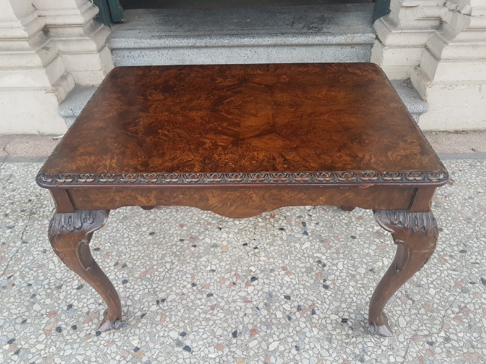 BURR WALNUT COFFEE TABLE 