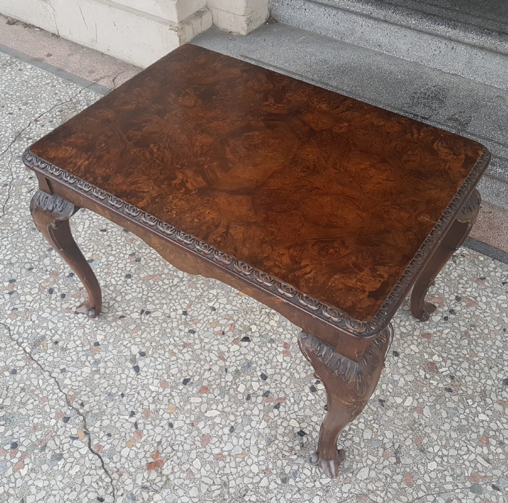 BURR WALNUT COFFEE TABLE  View III