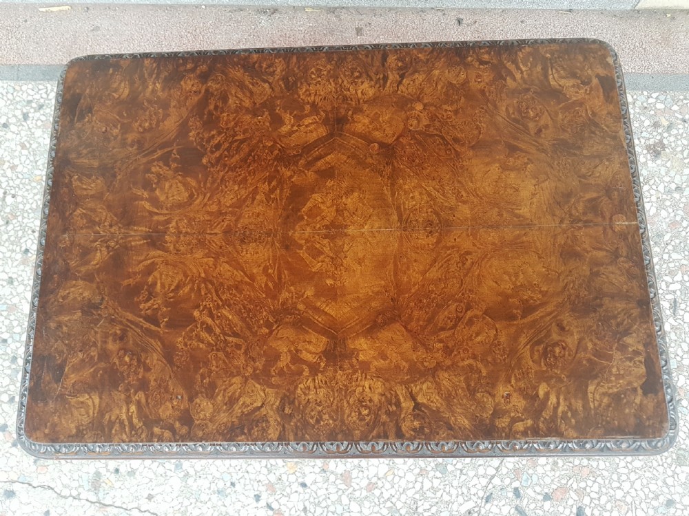 BURR WALNUT COFFEE TABLE  View V