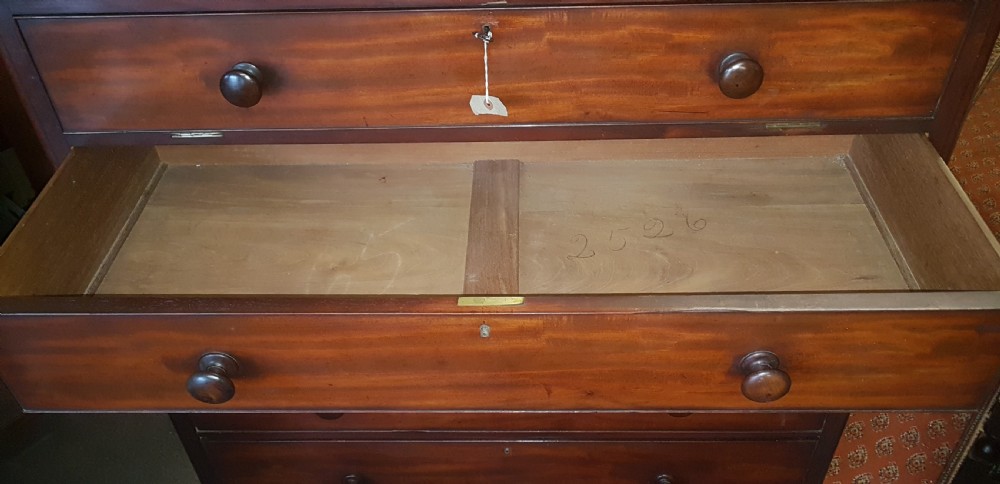 ANTIQUE MAHOGANY CHEST  View VI