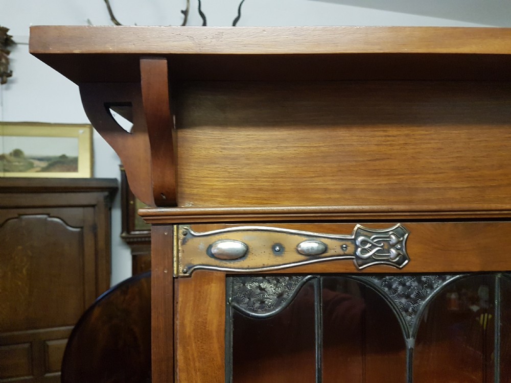 ANTIQUE ART NOUVEAU BOOKCASE  View IV