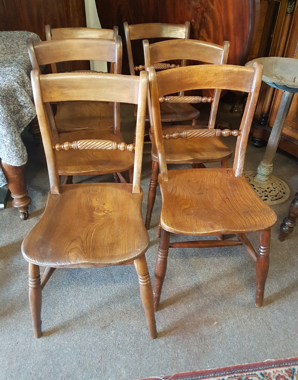 VICTORIAN  COUNTRY KITCHEN CHAIRS  View IV