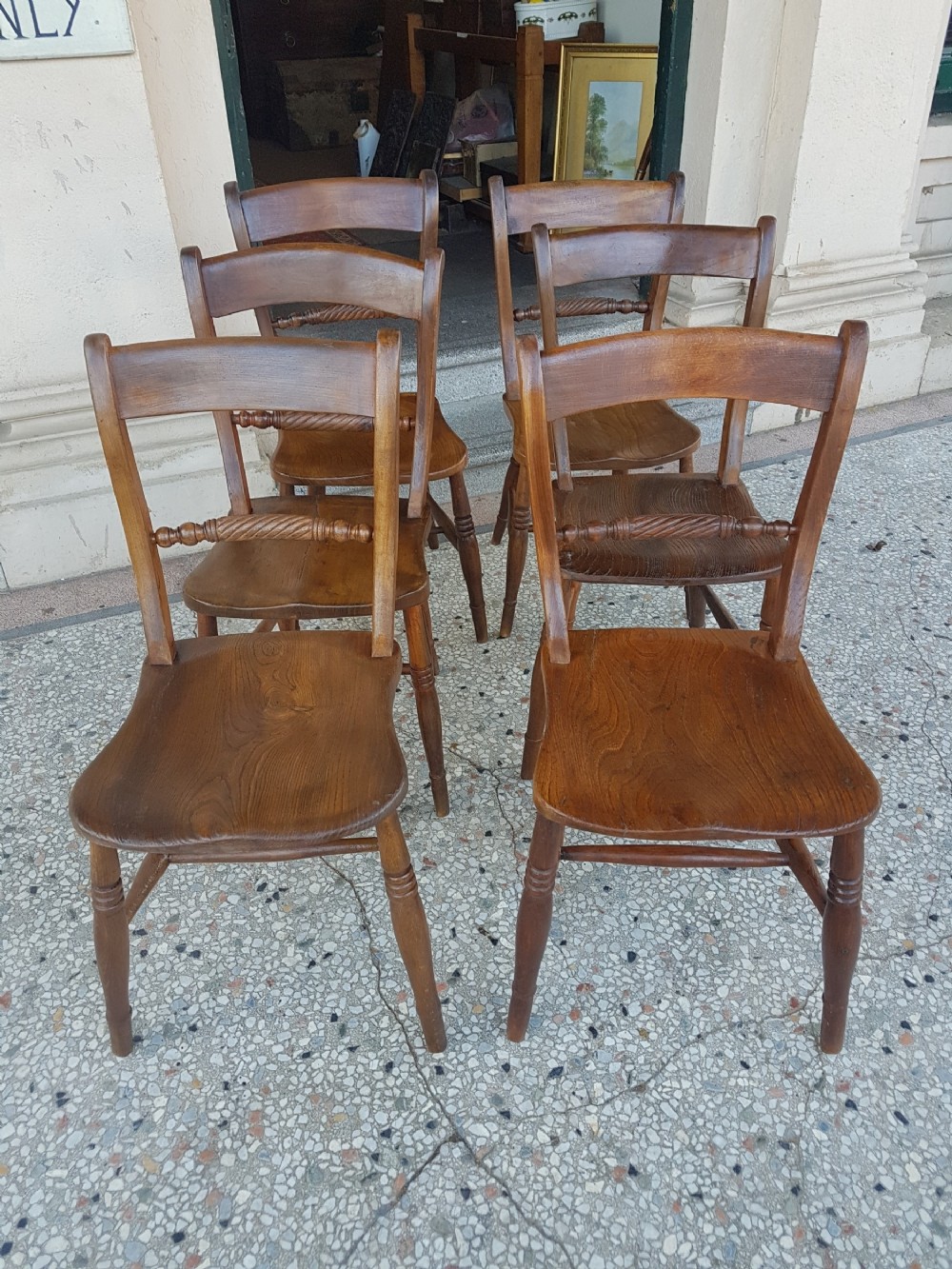 VICTORIAN  COUNTRY KITCHEN CHAIRS 