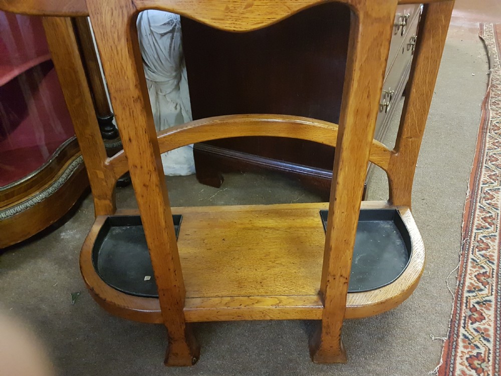  ANTIQUE  ART NOUVEAU HALL STAND  View IV