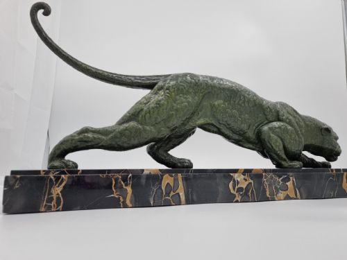 ART DECO SCULPTURE PANTHER BY CHIPARUS - ADDITIONAL PHOTO 7